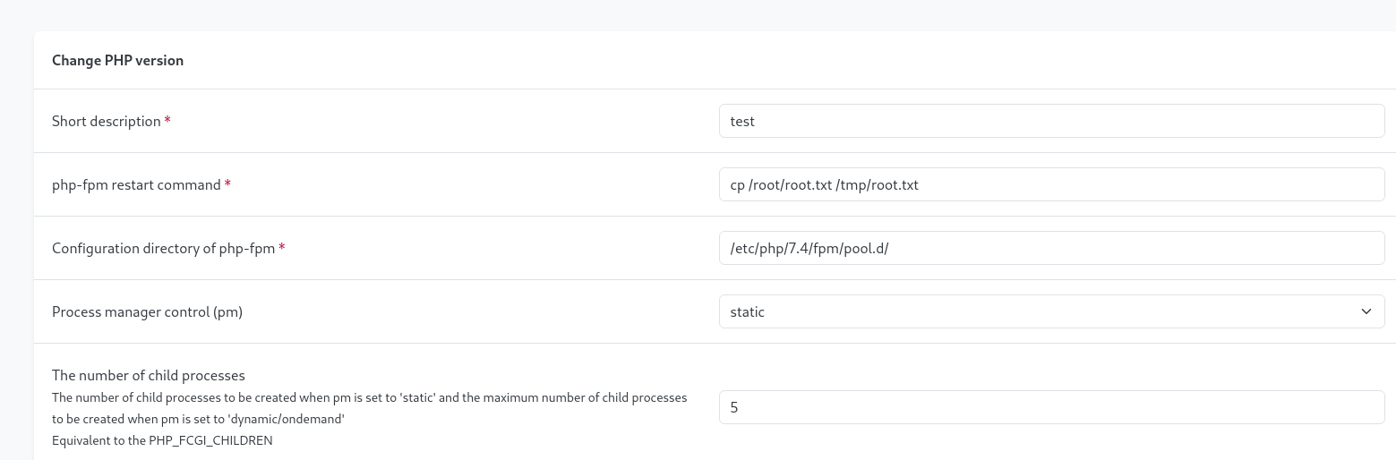 Root.txt copy into tmp