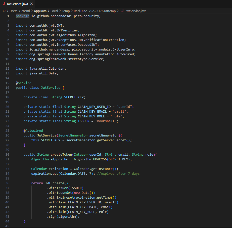 jwtService.java