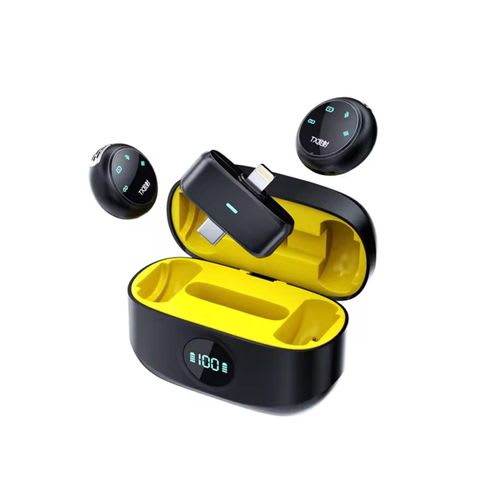 Micro Sans Fil K31 Pro – iPhone & USB-C avec Réduction du Bruit