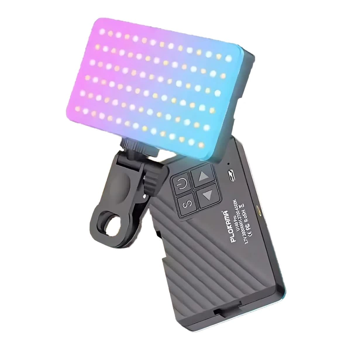 Plokama U160 Pro – Lampe LED RGB 2000 mAh Clip-on - vue 1 sur 3