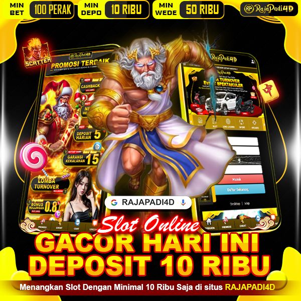 RAJAPADI4D | Akses Resmi Slot Online Aman & Togel 4D Berlisensi, Jackpot Besar Dicairkan Tanpa Kendala image 1