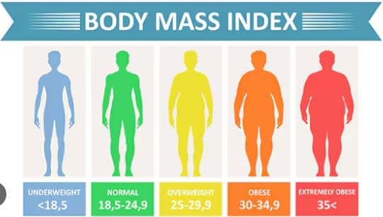 body mass index chart for adults