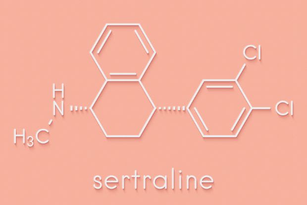 Sertraline molecule