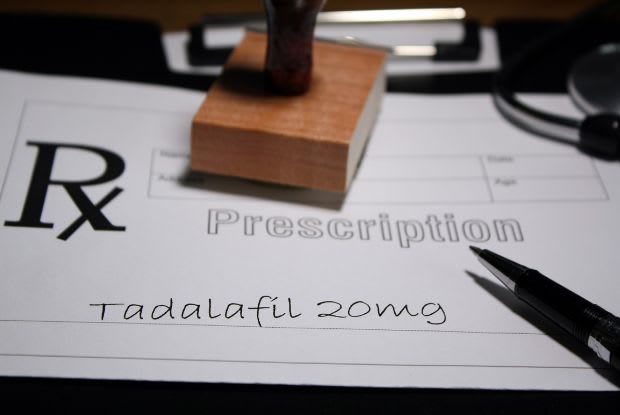 prescription for 20 mg of tadalafil