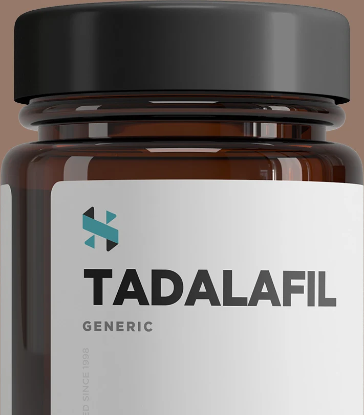 A bottle of Tadalafil