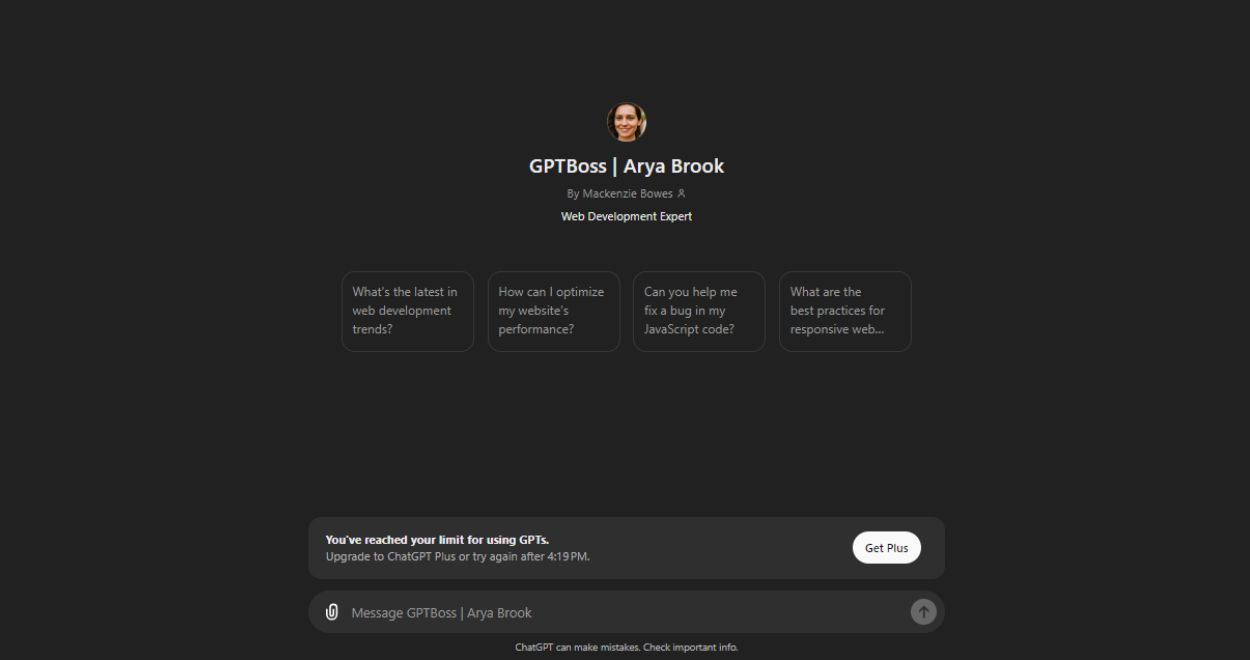 GPTBoss | Arya Brook