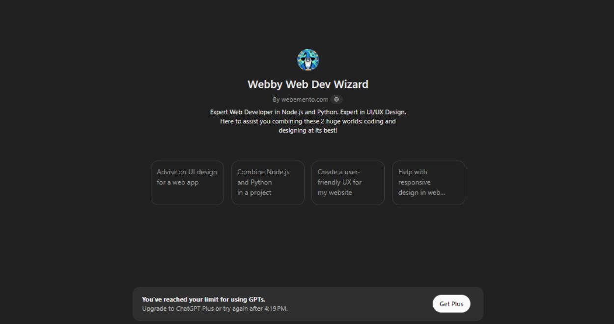 Webby Web Dev Wizard