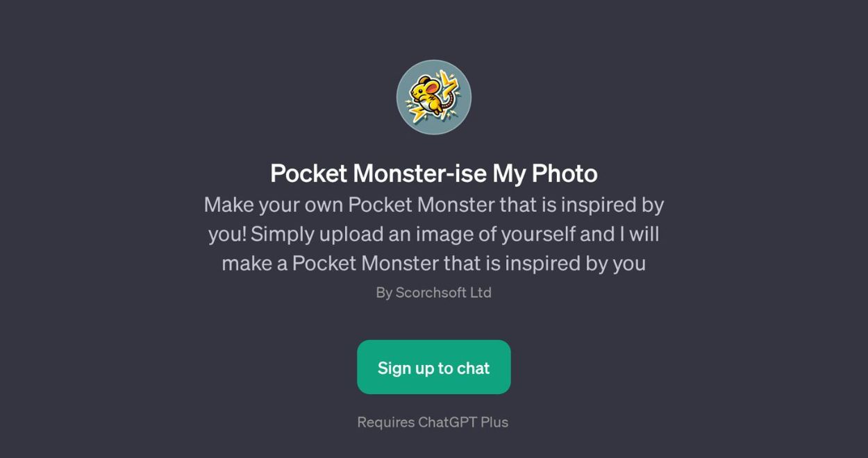 Pocket Monster-ise My Photo