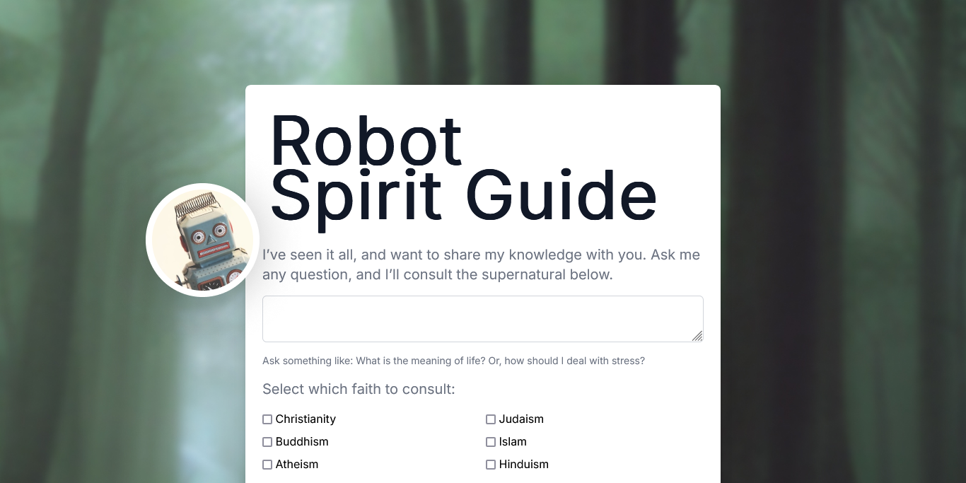 Robot Spirit Guide logo