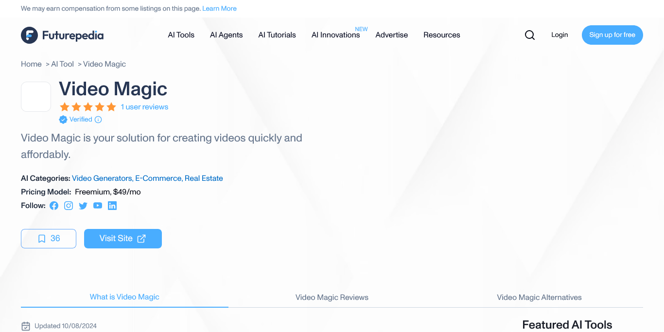 Video Magic logo