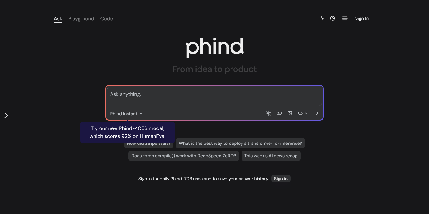 Phind logo