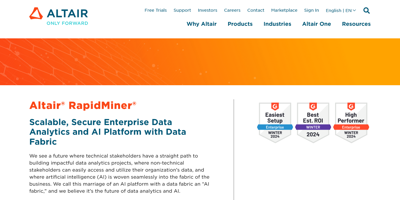 RapidMiner logo
