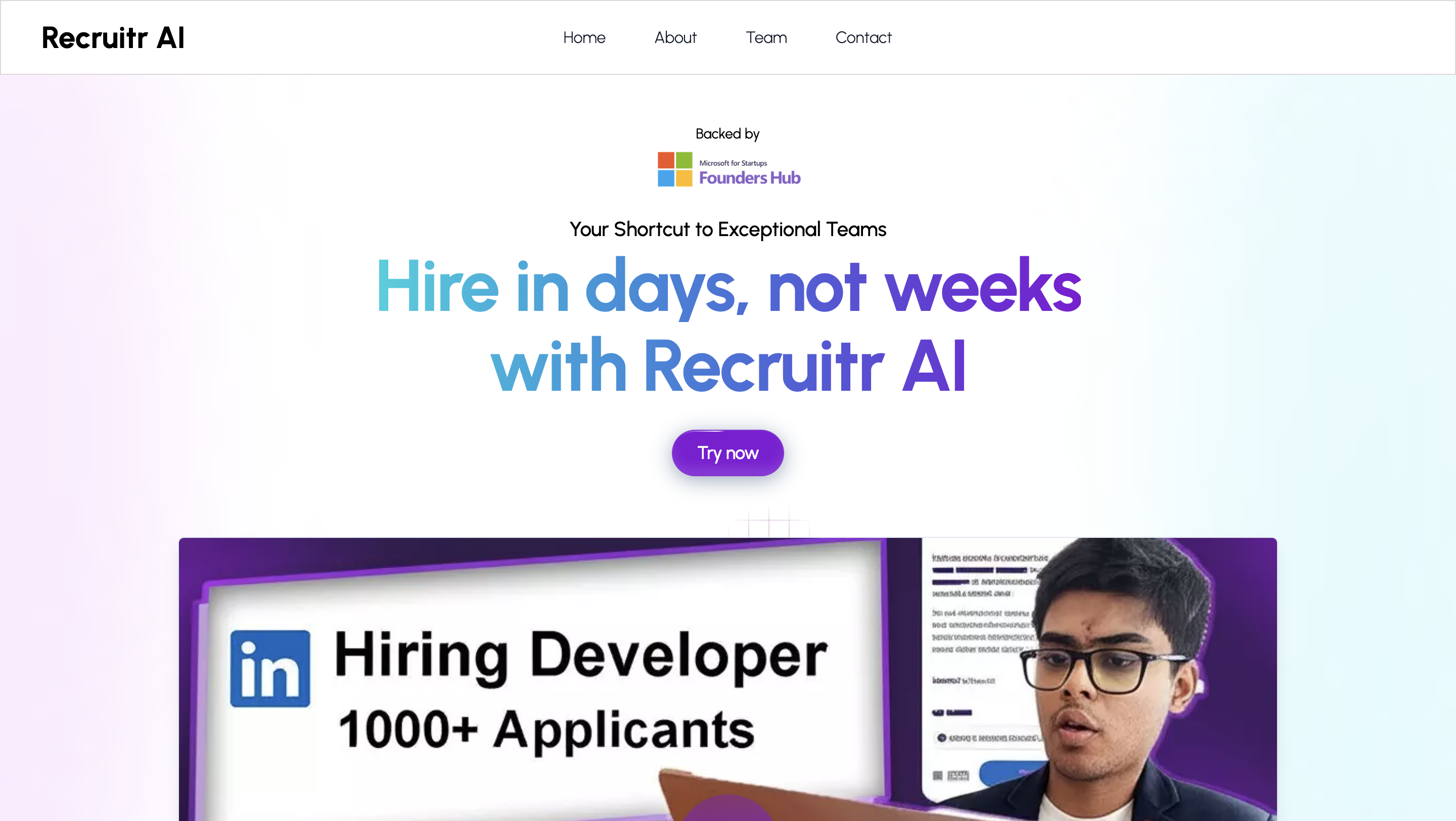Recruitr AI logo