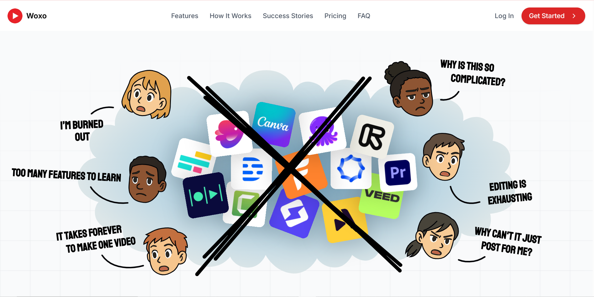 WOXO - Idea to Videos logo