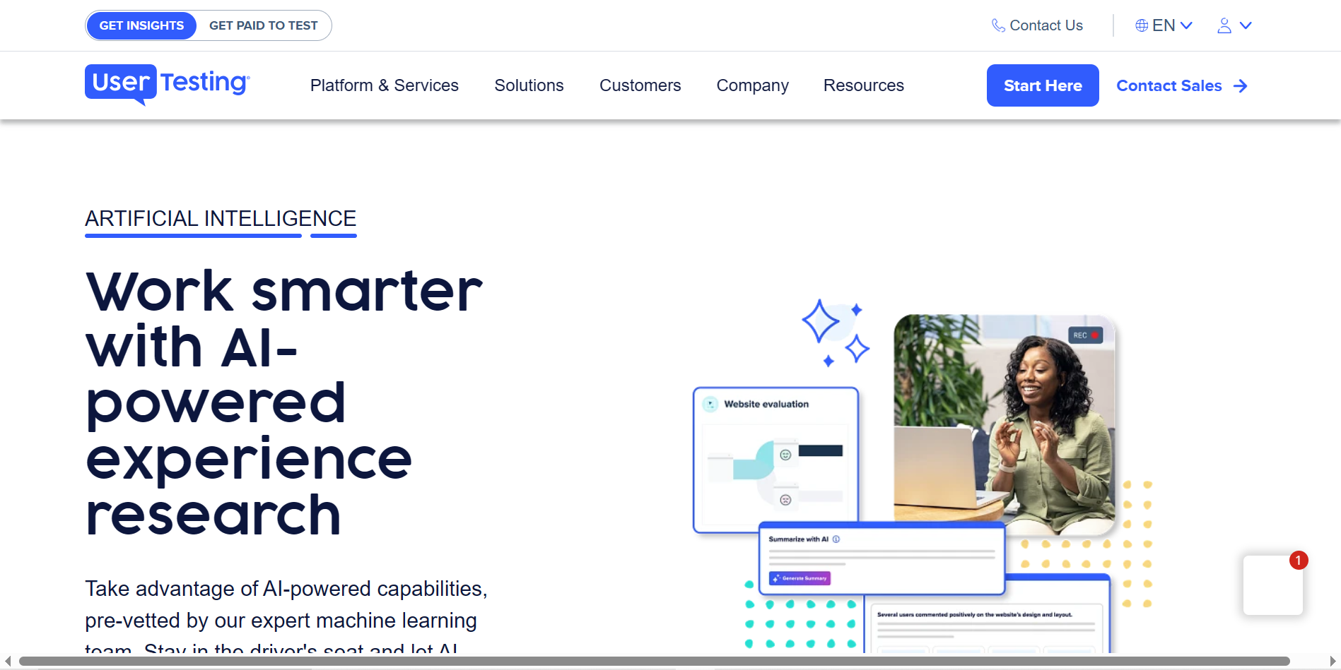UserTesting AI logo