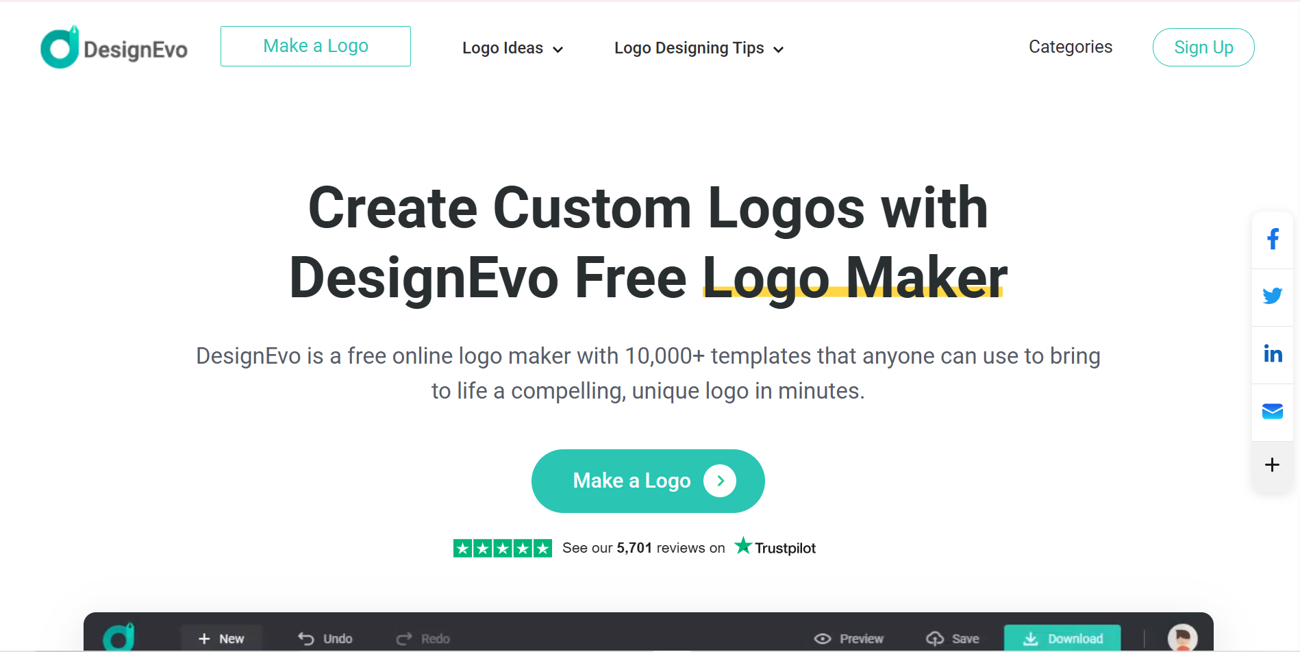 DesignEvo logo