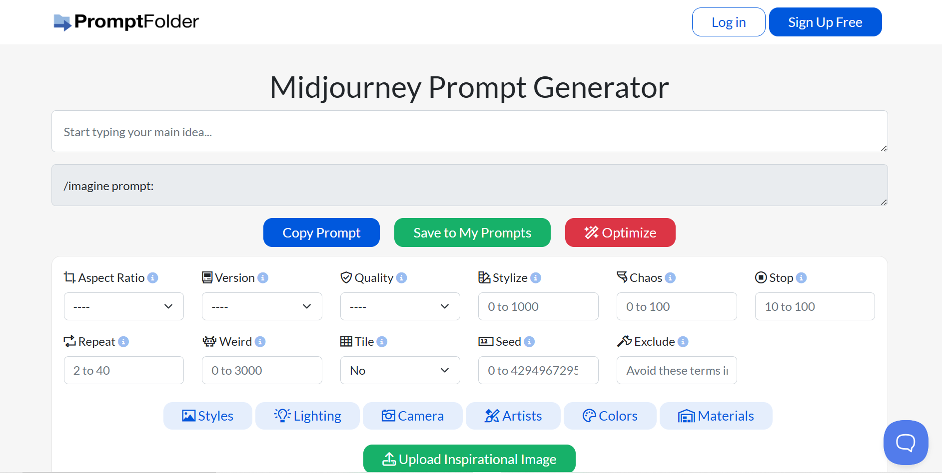 MidJourney Prompt Helper logo