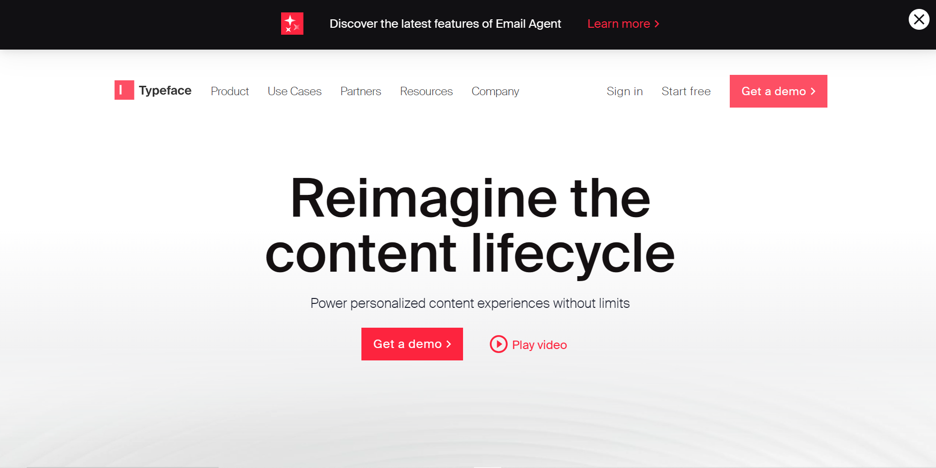 Typeface logo
