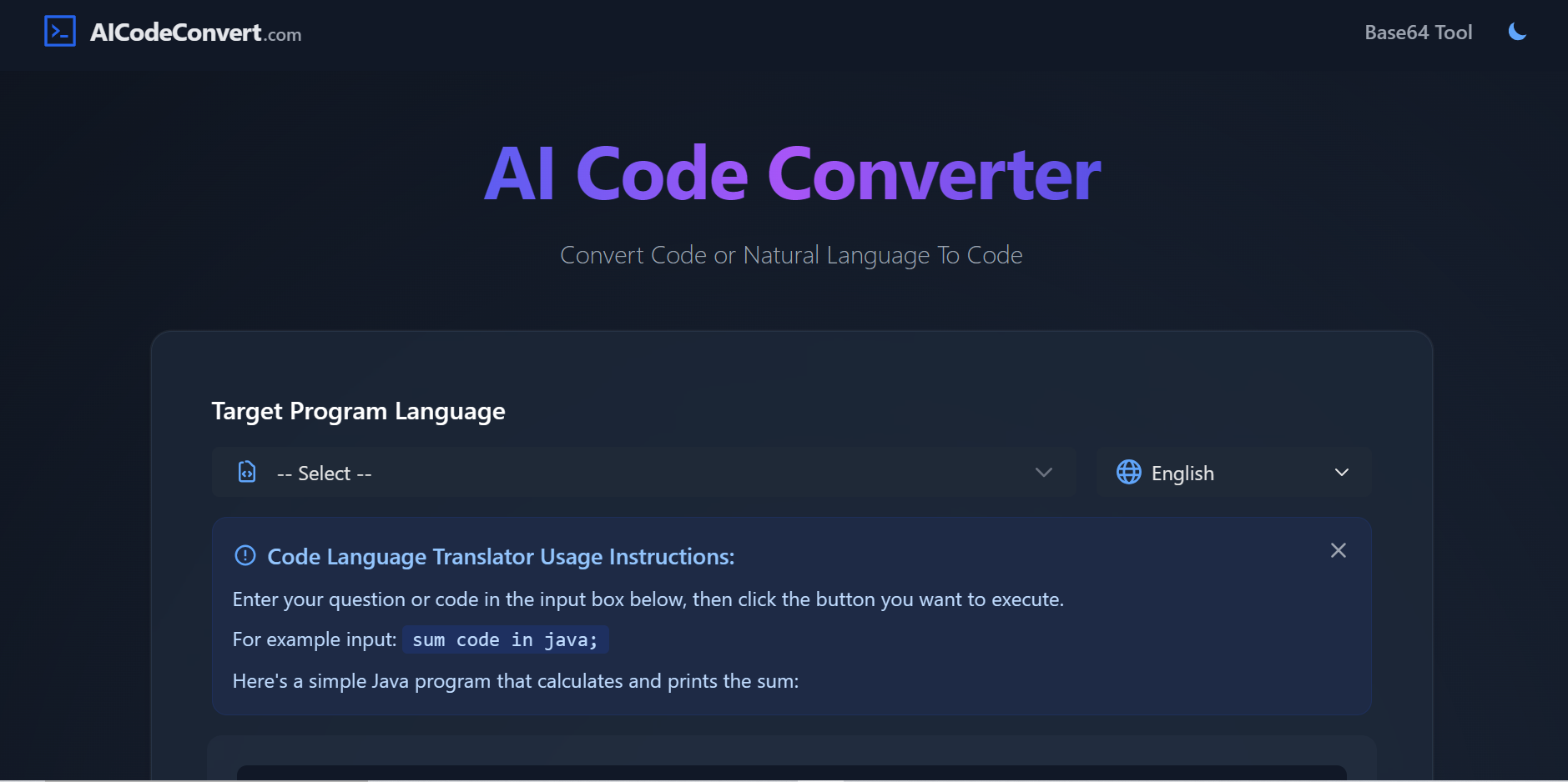AI Code Converter logo