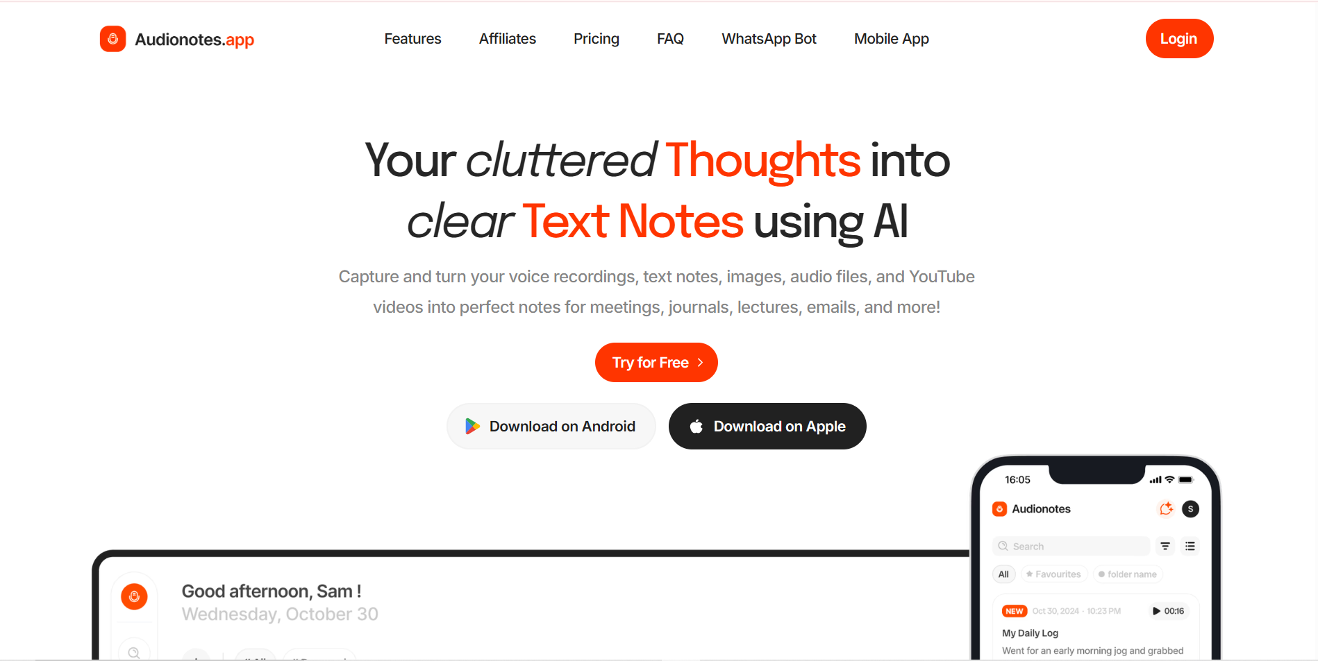 AudioNotes logo