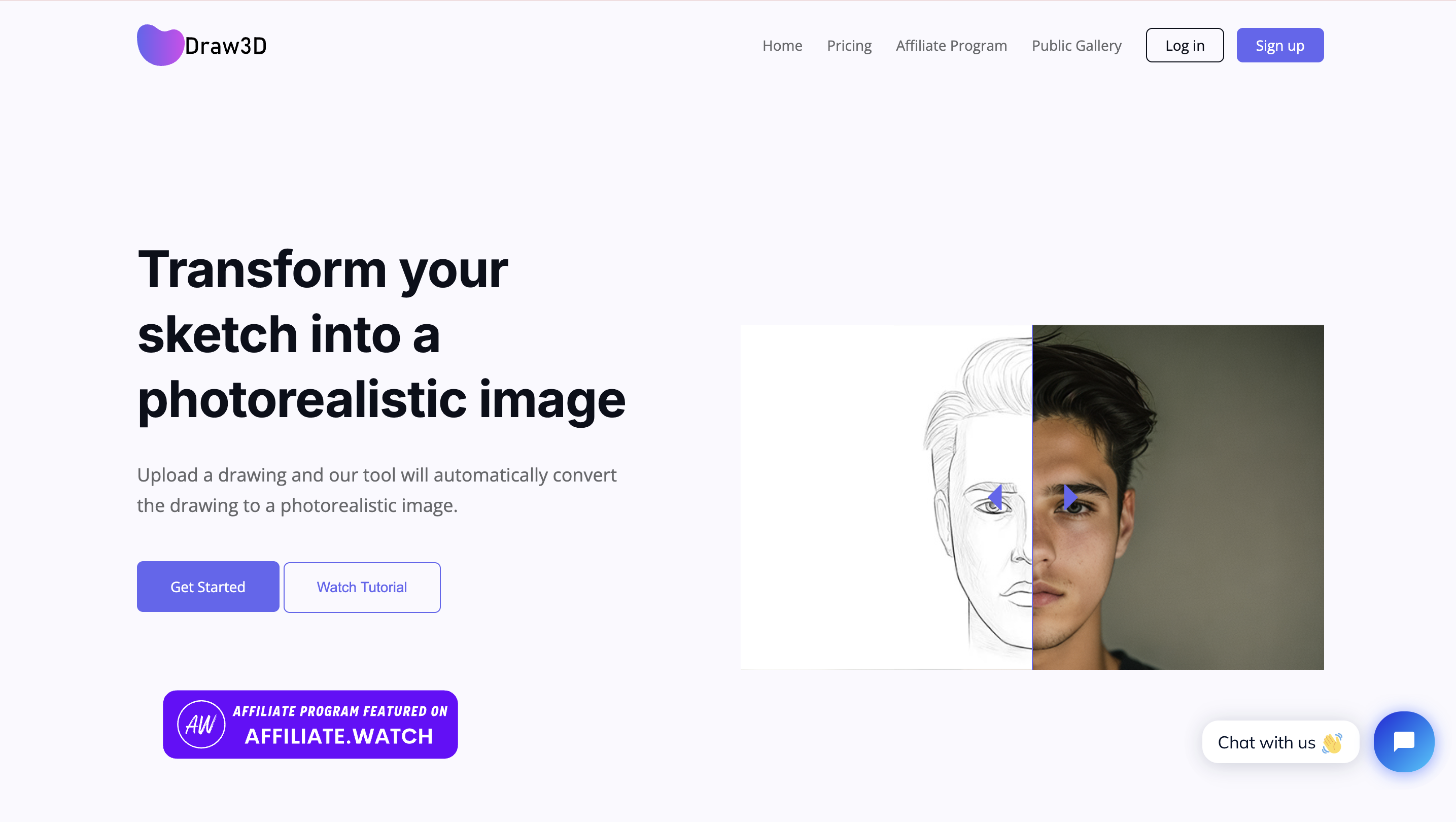 Draw3D logo