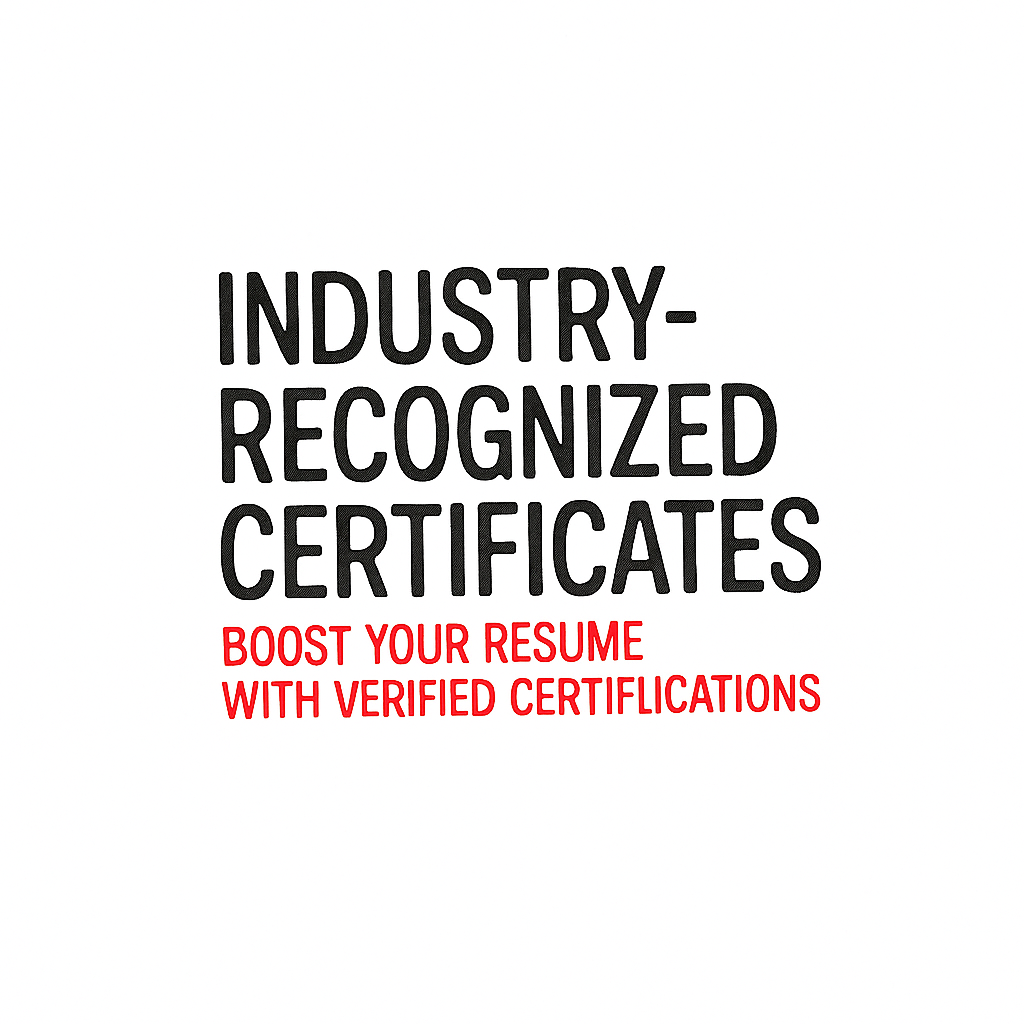Industry-Recognized Certificates