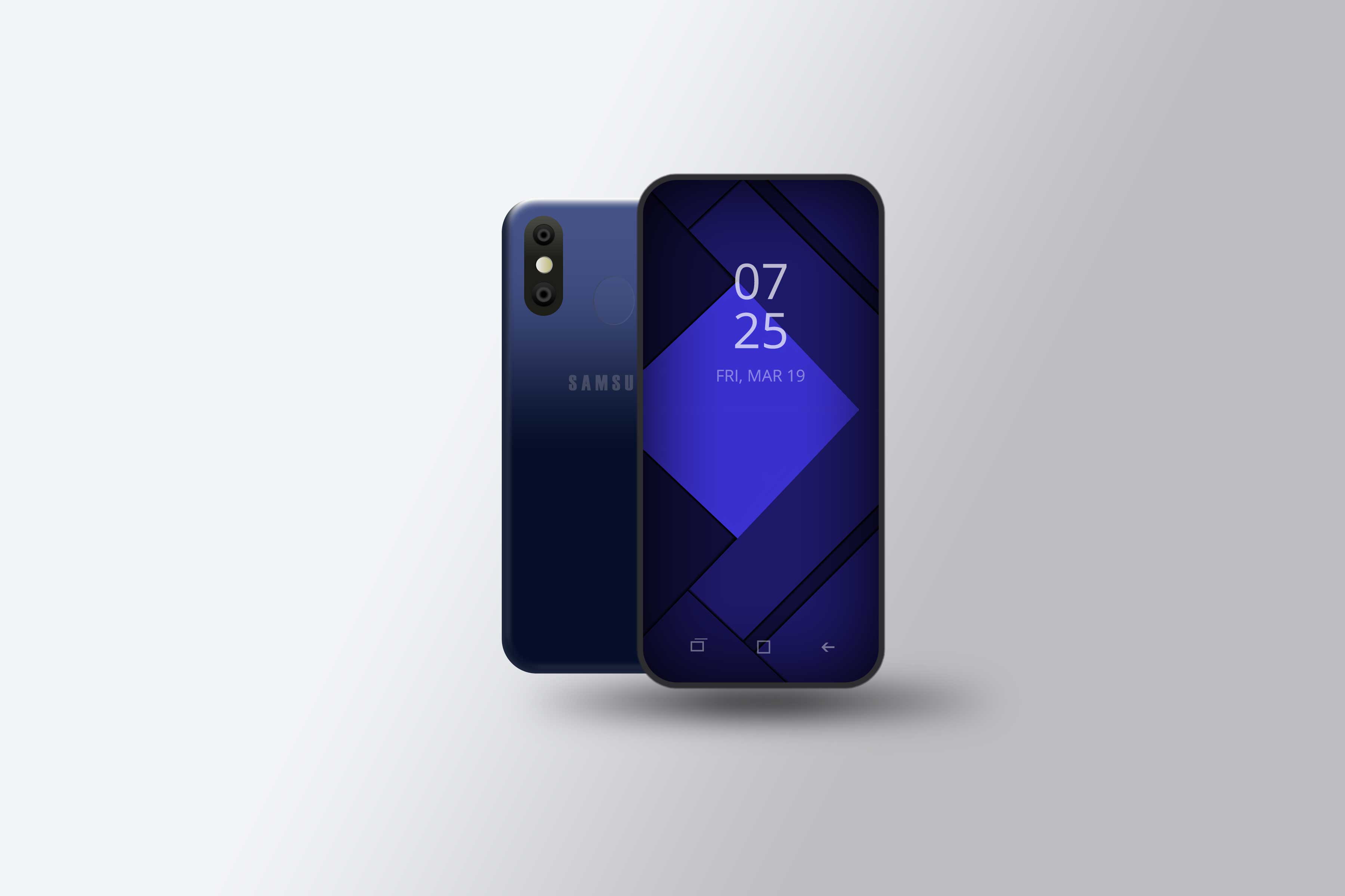 Download Samsung Galaxy M20 PSD Mockup - Free PSD Mockups