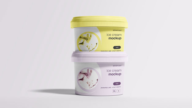 Ice Cream Package Mockup