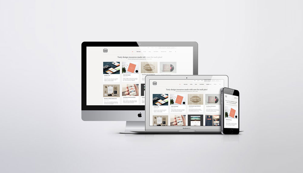 Apple Responsive Screen MockUps