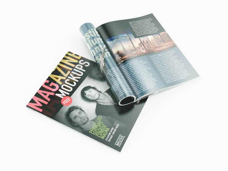 Download Free Magazine Mockups - Free PSD Mockups