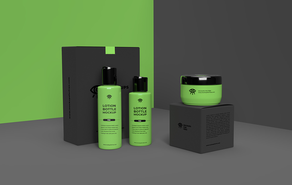 Download Cosmetic Set Mockup - Free PSD Mockups