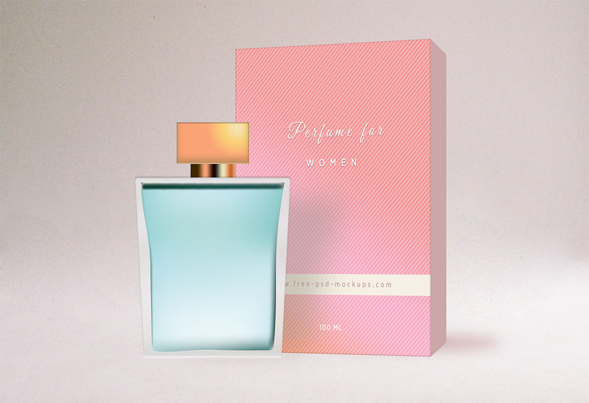 Women Perfume PSD Mockup