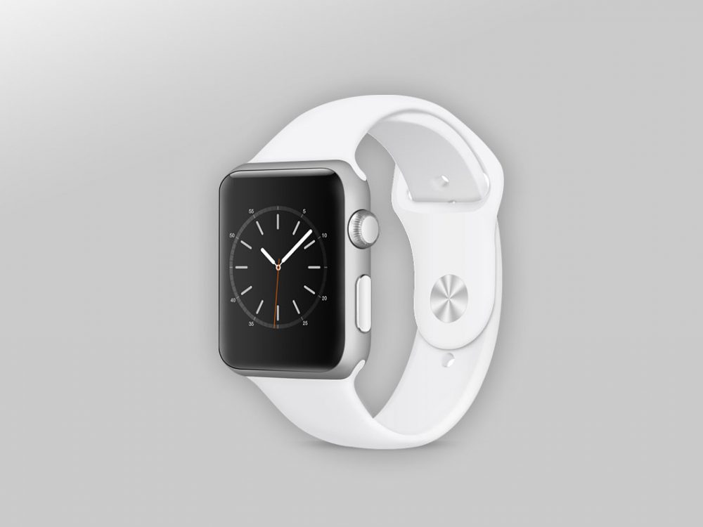 Apple Smart Watch Mockup PSD