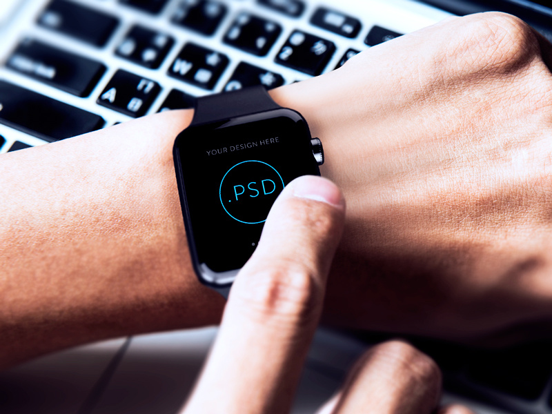 Apple Watch Free Mockup PSD