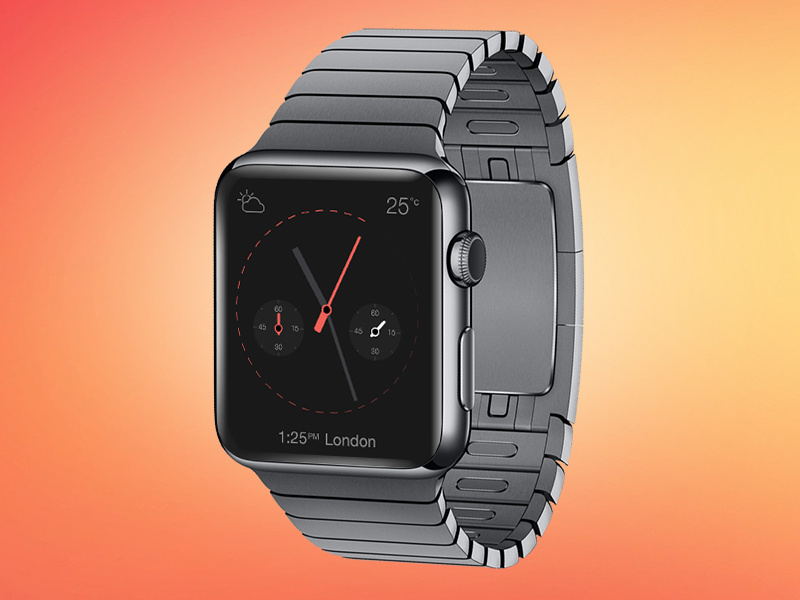 iWatch Time Piece PSD Mockup