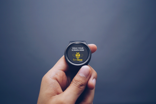 Luxury Smart Watch PSD Mockup