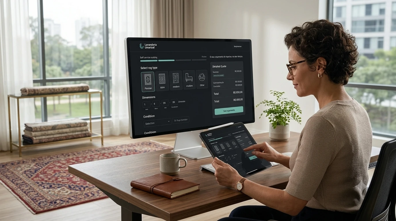 Sistema de Orçamento Online Self-Service - Lavanderia Umarizal