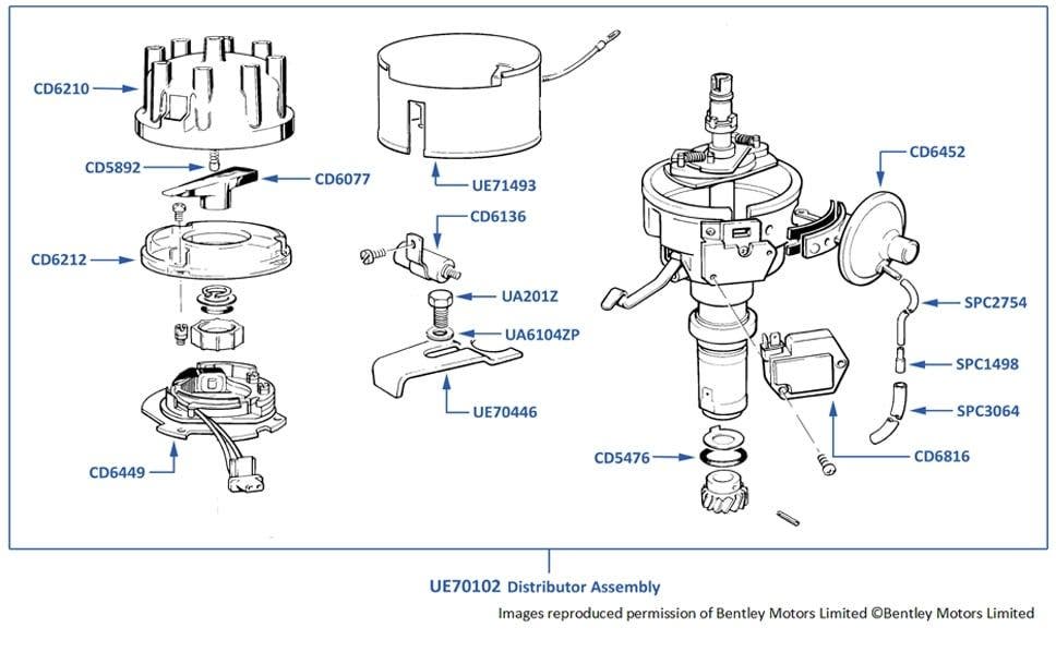 Distributor Condenser Function Distributor Condenser | CD6136-X | Prestige Parts