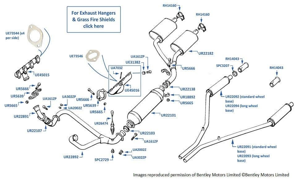 Exhaust Clamps Bolt - UR5666-X | IntroCar USA