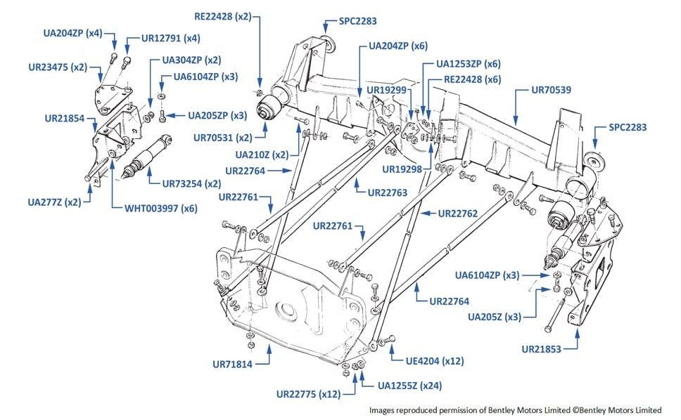 Rear Subframe Mounting Bush | UR70531-X | Prestige Parts