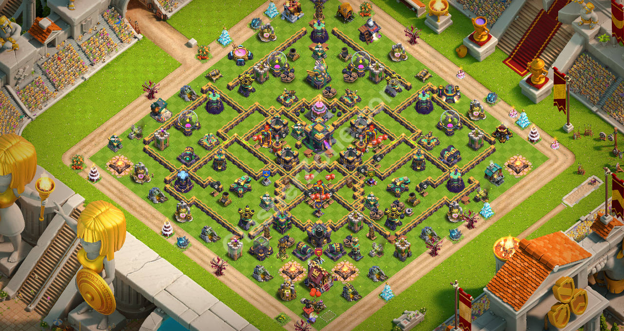 Best TH 14 Base for Clan Capital / Wars (New 2026 Layout)