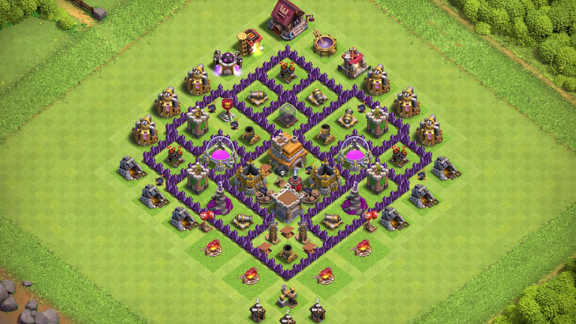 TH7 Symmetrical Anti-Air Base