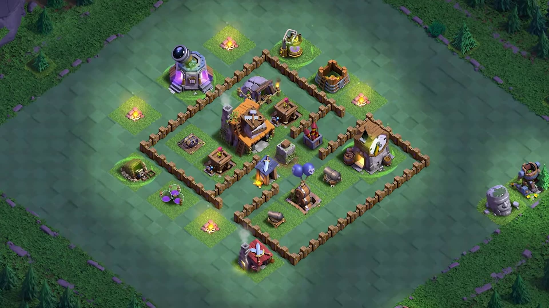 Best Builder Hall 4 Trophy Base 2026