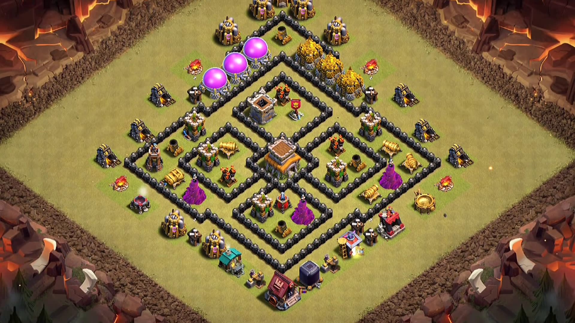 Town Hall 8 Farming Base