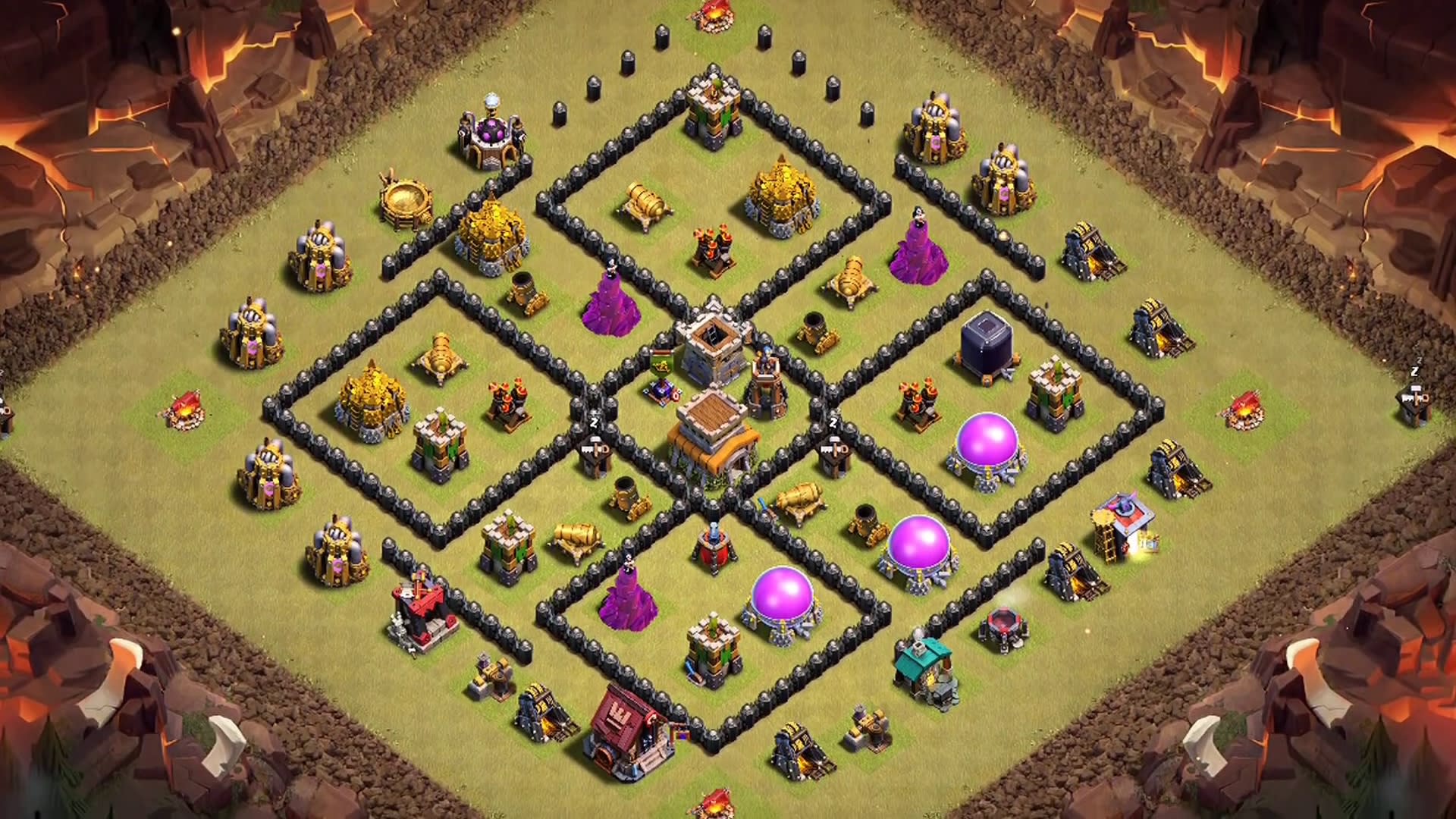 Best All-Around TH8 Hybrid Base Layout