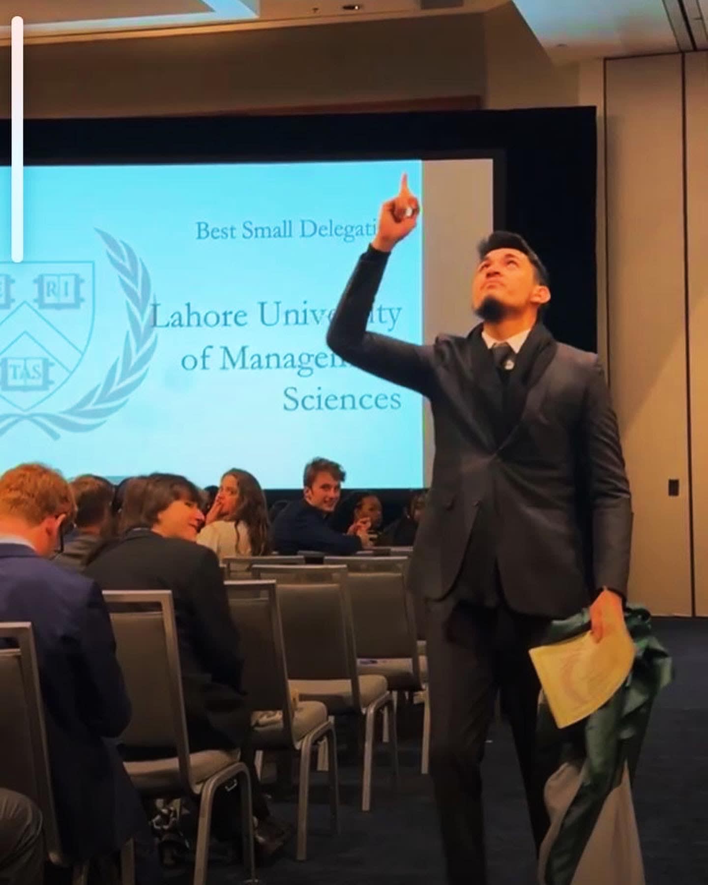 Winning Moment — Harvard National Model United Nations (HNMUN) 2024