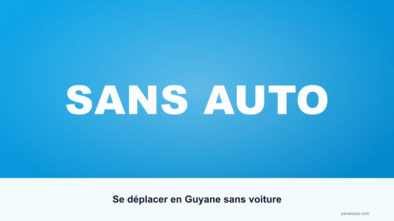 Se déplacer en Guyane sans voiture