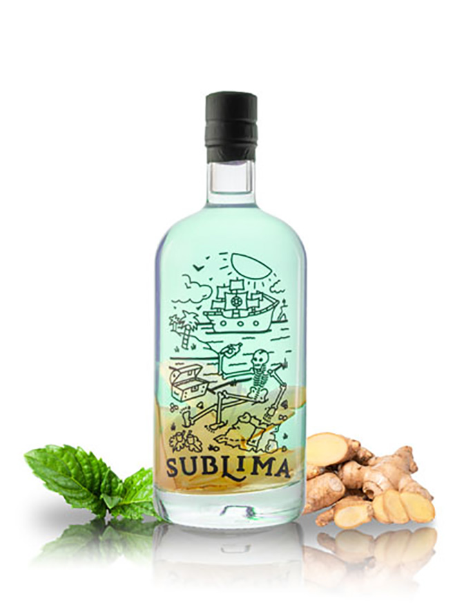 Rum Sublima Gelado e Gengibre