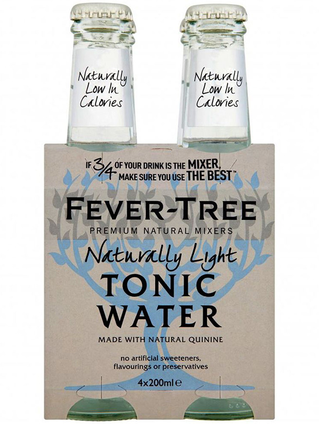 Fever Tree Naturally Tónica Light 4 X 20Cl