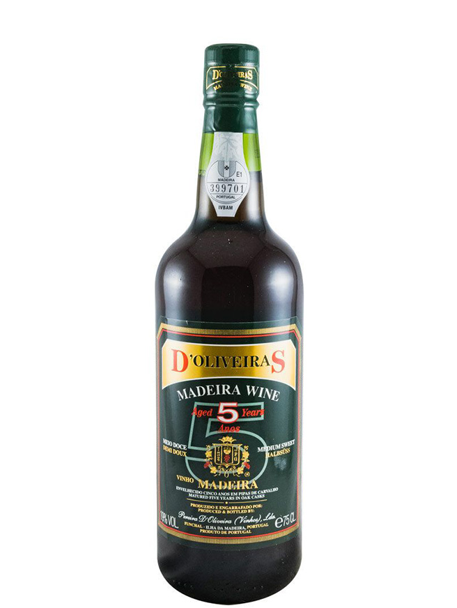 D'Oliveiras 5 Anos Meio Doce Madeira